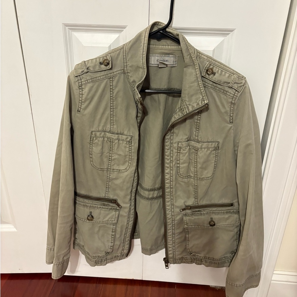 Calvin Klein Olive Utility Jacket